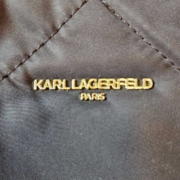 Karl Lagerfeld Black Quilted Backpack main image 6